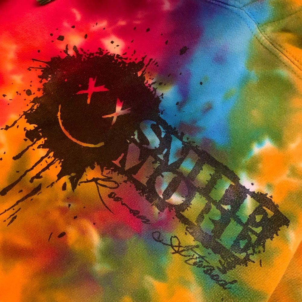 Smile More Tie Dye Hoodie